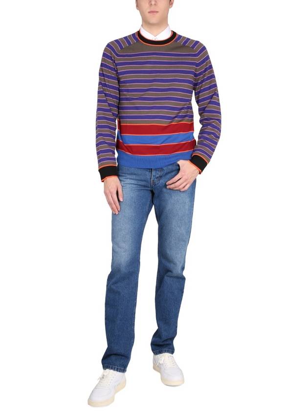 JERSEY WITH STRIPE PATTERN - PAUL SMITH - BALAAN 3