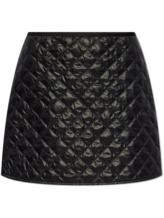 Padded Mini A-Line Skirt Black - MONCLER - BALAAN 2