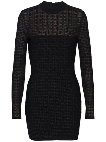 Balmain Pb Labyrinth Short Dress - BALMAIN - BALAAN 1