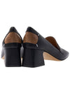 4 Stitch Square Toe Pumps Black - MAISON MARGIELA - BALAAN.