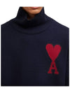 De Coeur Turtleneck Night Blue - AMI - BALAAN 6