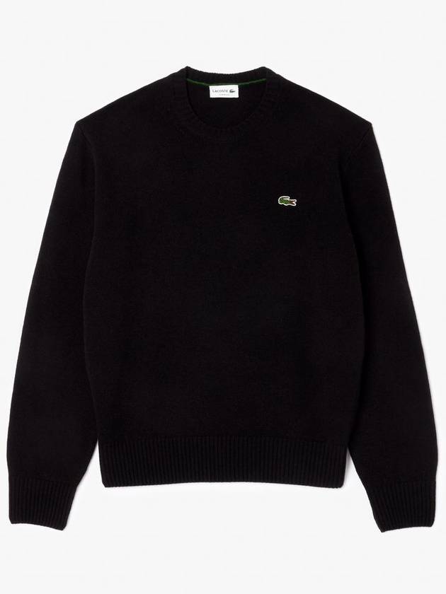 Basic Classic Fit Sweater Black - LACOSTE - BALAAN 2