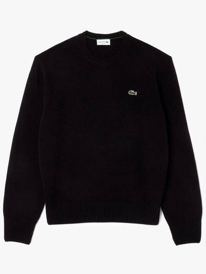 Basic Classic Fit Sweater Black - LACOSTE - BALAAN 2