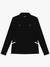 Drew Cut-out Poly Long Sleeve T-Shirt DF41LT03BLACK - DRUH GOLF - BALAAN 2