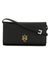 Gold Plaque Logo Shoulder Bag Black - ALEXANDER MCQUEEN - BALAAN 2