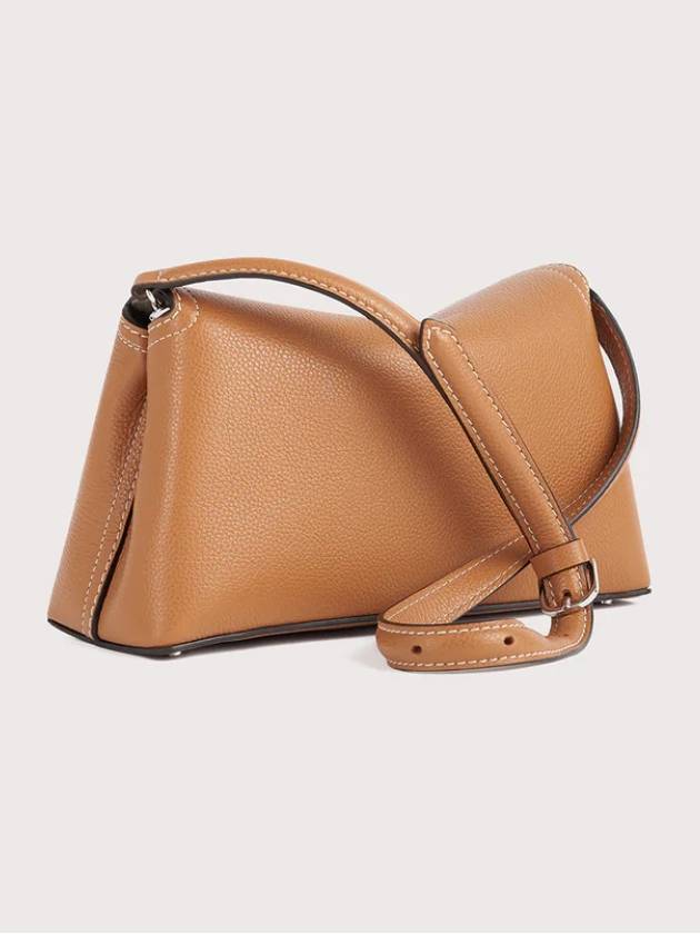 T Lock Clutch Bag T Lock Women's Clutch Cross Bag Tan Grain 234WLGBG419LE0025 - TOTEME - BALAAN 3