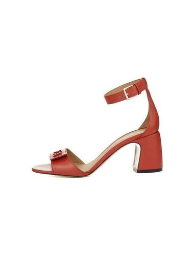 Women s Ankle Strap Block Heel Sandals Brick 271289 - EMPORIO ARMANI - BALAAN 1