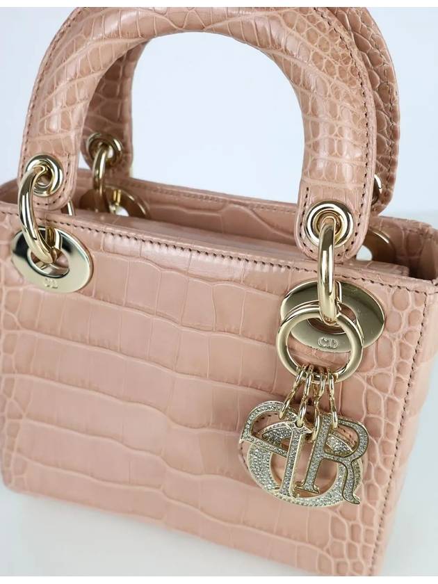 Lady Bag Mini Crocodile Pink M0505OAQY47EU - DIOR - BALAAN 5