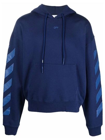 Rubber Arrow Hoodie Blue - OFF WHITE - BALAAN 2