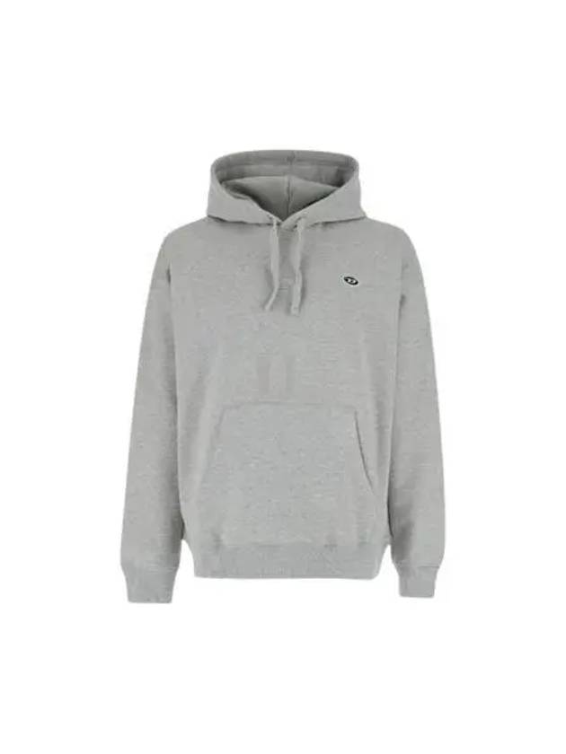 S Rob Doval PJ Oval D Patch Hoodie Grey - DIESEL - BALAAN 2