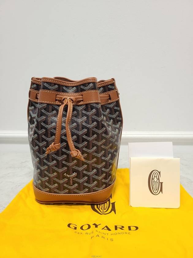 Used luxury goods Lewis It Black Tan Petit Flo Bucket Bag - GOYARD - BALAAN 8