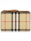 Vintage Check 2-Fold Half Wallet Beige - BURBERRY - BALAAN 2