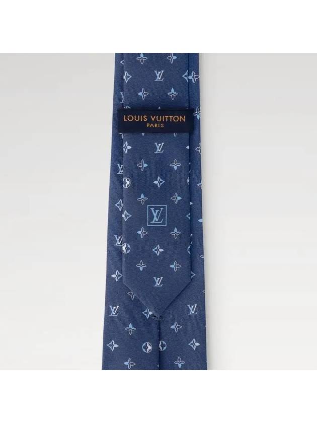 Men's Monogram Eclipse Tie Blue - LOUIS VUITTON - BALAAN 5