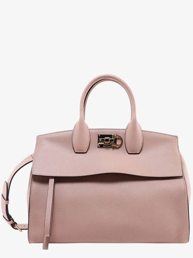 Salvatore Studio Soft Tote Bag Amaretti - SALVATORE FERRAGAMO - BALAAN 2