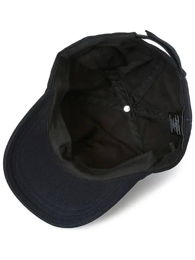 Tyron Embroidered Logo Ball Cap Black - ISABEL MARANT - BALAAN 6