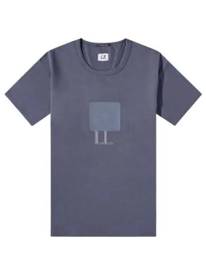 Men's Metropolis Pocket Jersey Short Sleeve T-Shirt Ombre Blue - CP COMPANY - BALAAN 2