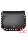 Women's Mini Chain Shoulder Bag Black - VALENTINO - BALAAN 5