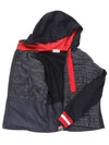 Hooded Cardigan Padded Red Navy - MONCLER - BALAAN 5