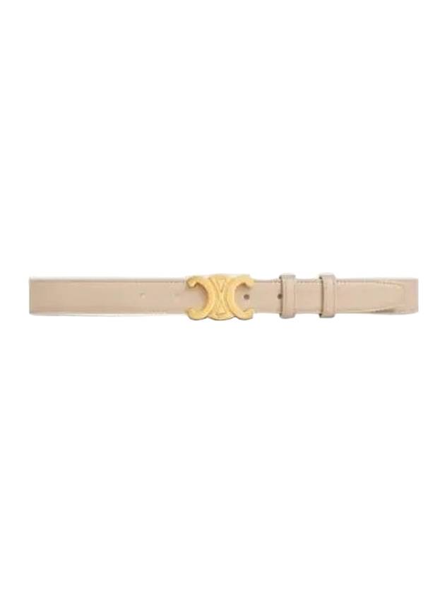 Triomphe Taurillon Medium Leather Belt Nude - CELINE - BALAAN 1