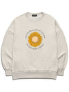 Vanworks Sunflower Overfit Sweatshirt Oatmeal - VANN WORKS - BALAAN 1