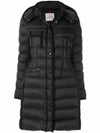 Hermine Hood Down Long Padding Black - MONCLER - BALAAN 2