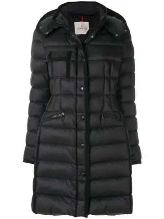 Hermine Hood Down Long Padding Black - MONCLER - BALAAN 2