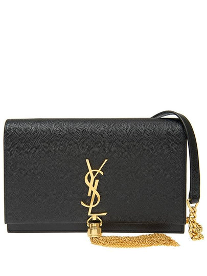 Gold Shoulder Bag Black - SAINT LAURENT - BALAAN 2