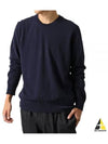 Crew Neck Cashmere Knit Top Navy - MAISON MARGIELA - BALAAN 2