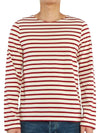 Minquiers Modern Stripe Long Sleeve T-Shirt Ecru Persan - SAINT JAMES - BALAAN 3