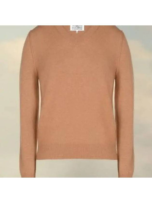 Eco Cashmere Knit Top Camel - MAISON MARGIELA - BALAAN 2