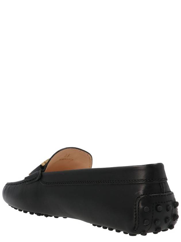 Women's Kate Gommino Leather Driving Shoes Black - TOD'S - BALAAN 3