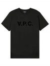 VPC Logo Organic Cotton Short Sleeve T-Shirt Black - A.P.C. - BALAAN 2