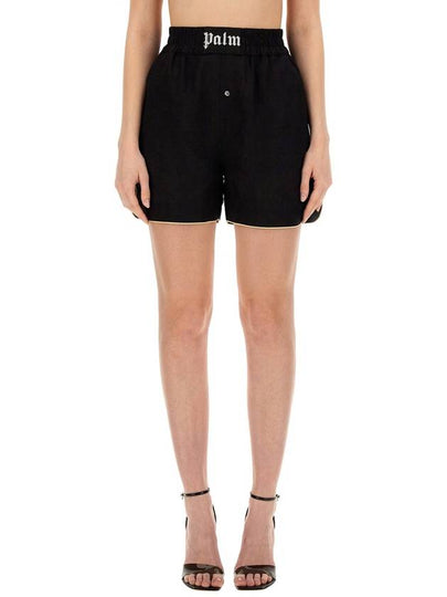 Short Pants PWCB039 S24FAB0011010 BLACK - PALM ANGELS - BALAAN 2