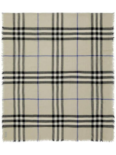 Vintage Check Wool Scarf Beige - BURBERRY - BALAAN 1