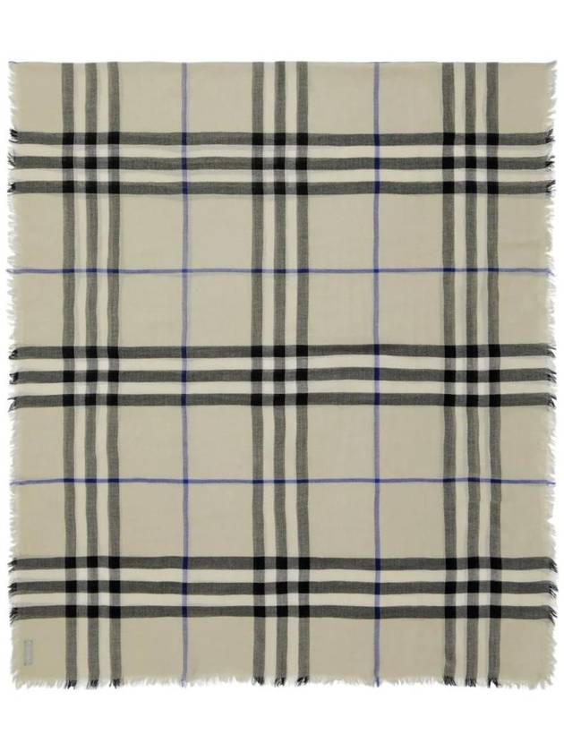 Vintage Check Wool Scarf Beige - BURBERRY - BALAAN 1