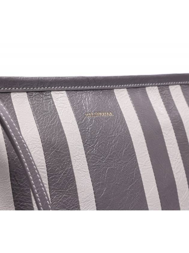 Barb Large Clutch Bag Gray - BALENCIAGA - BALAAN.