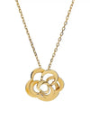 Field camellia necklace 18K yellow gold 3ET1757 - CHANEL - BALAAN 1