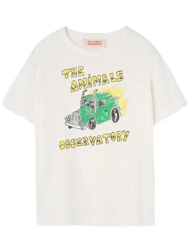 Kids Green Truck Rooster T Shirt F24017 221FQ - THE ANIMALS OBSERVATORY - BALAAN 2