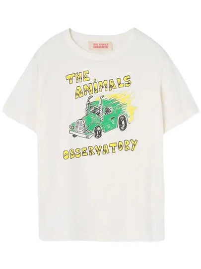 Kids Green Truck Rooster T Shirt F24017 221FQ - THE ANIMALS OBSERVATORY - BALAAN 2