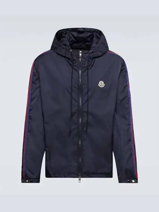 Hattab Hooded Jacket Navy - MONCLER - BALAAN 2