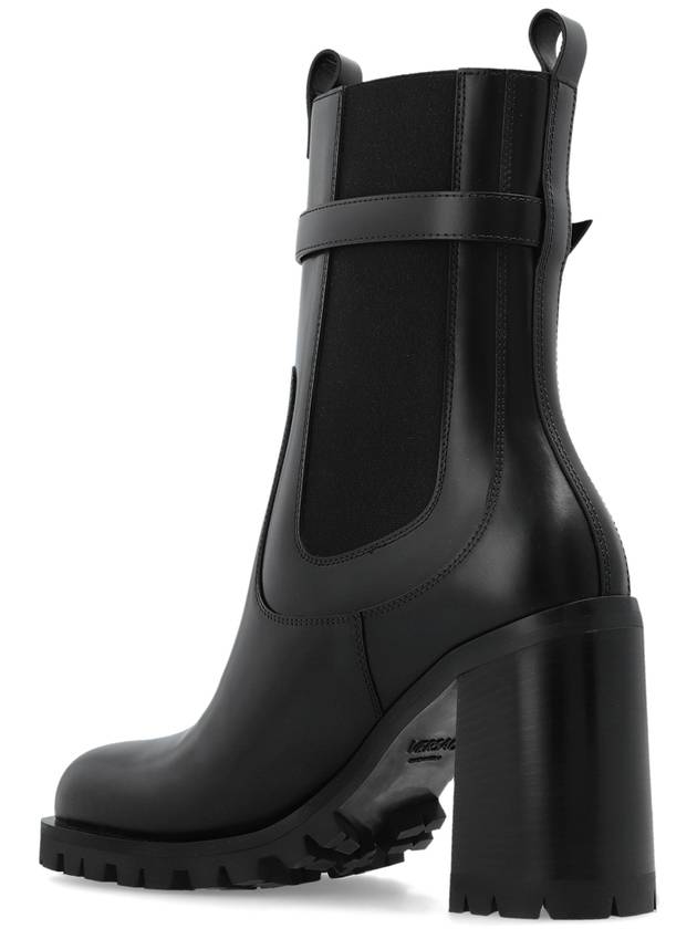 Versace Heeled Ankle Boots, Women's, Black - VERSACE - BALAAN 5