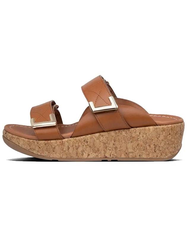 Remy Slides Camel Leather Women - FITFLOP - BALAAN 3