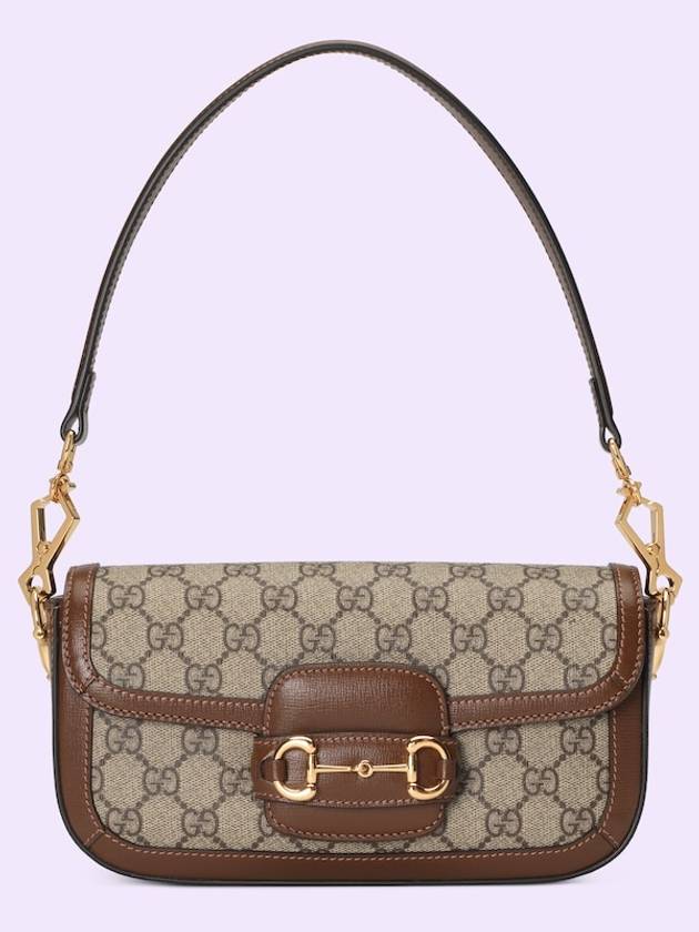 Women's Horsebit 1955 Shoulder Bag Beige - GUCCI - BALAAN 5