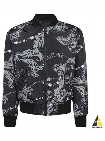 Chain Couture Reversible Bomber 75GASD04 CQS70 899 Jacket - VERSACE - BALAAN 1