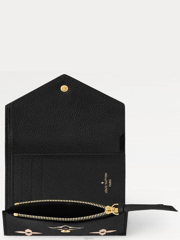 Victorine Monogram Half Wallet Black - LOUIS VUITTON - BALAAN 4