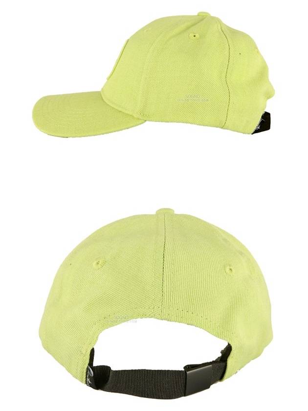 19FW 711599175 V0051 Wappen Patch Blend Ball Cap Lime Hat TEO - STONE ISLAND - BALAAN 5