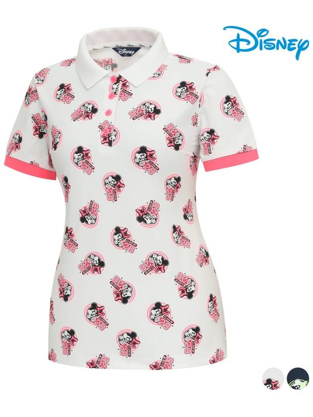 Character Pattern Short Sleeve Collar T-Shirt DO2LTS031 - DISNEY GOLF - BALAAN 2