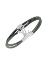 LV Gradient Canvas Bracelet Silver Khaki - LOUIS VUITTON - BALAAN 1