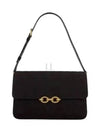 Le Maillon Quilting Satchel Shoulder Bag Black - SAINT LAURENT - BALAAN 2