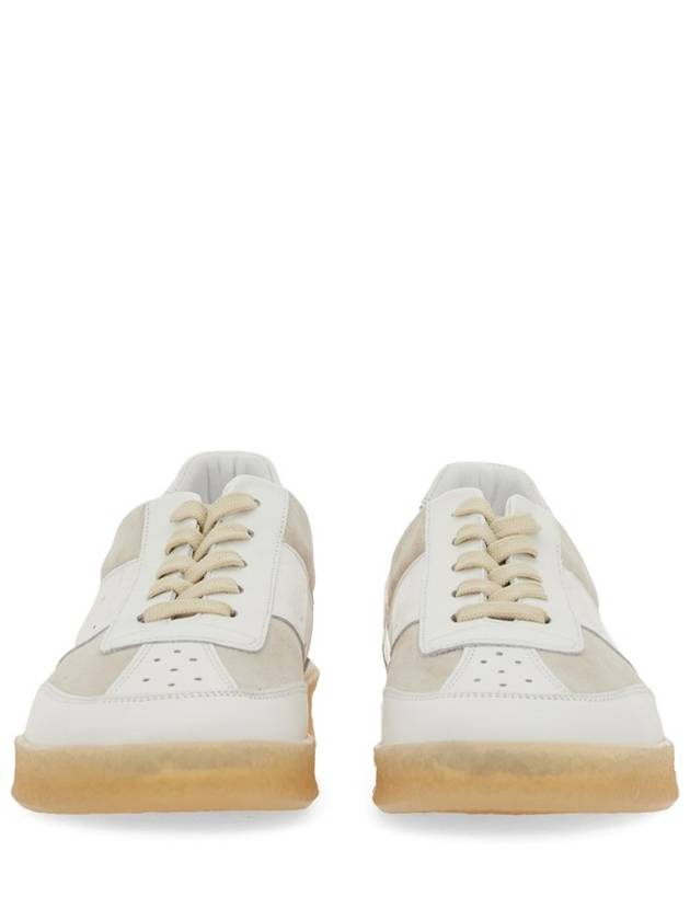 MM6 6 Court Low Top Sneakers White - MAISON MARGIELA - BALAAN 5